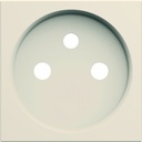 Enjoliveur Gallery prise de courant à puits 2P+T, finition Dune WXD100D