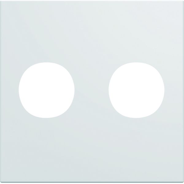 Enjoliveur prise double F gallery 2 modules pure WXD259B