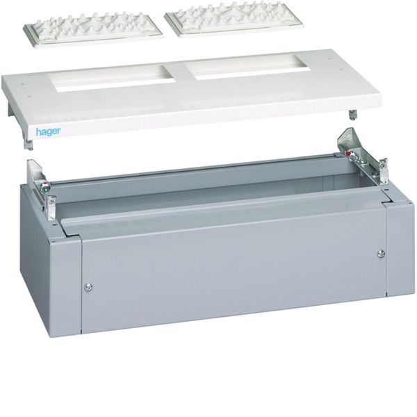 Kit tête et socle IP43 IK08 pour armoire quadro4 260x620mm RAL9010 Blanc pur FC456