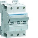 Disjoncteur 16A 3P 6-10kA Courbe C 3module NFT316