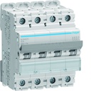 Disjoncteur 25A 4P 25kA Courbe B 4modules NQN425
