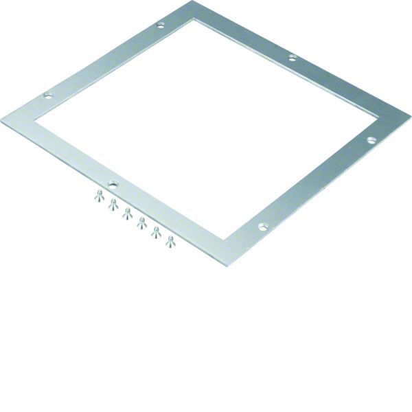 Cadre de montage l244mm x L244mm épais 4mm pour boîte de jonction acier 290 mm UDM2244Q12