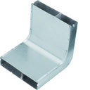 Angle vertical 2 compartiments 38mm x 190mm pour sol béton UKK190382