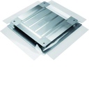 Boîte de jonction acier 290 mm avec jupes pour hauteur de chape 50-80 mm UDB2050080