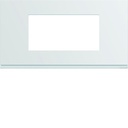 Plaque de finition Gallery 4 modules Pure entraxe 71 mm WXP0004