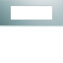 Plaque de finition Gallery 6 modules Titane entraxe 57 mm WXP0106