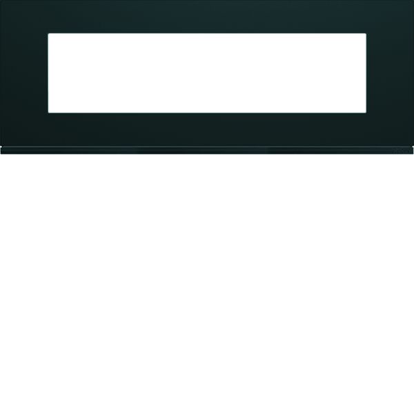 Plaque de finition Gallery 8 modules Nuit entraxe 71 mm WXP0208