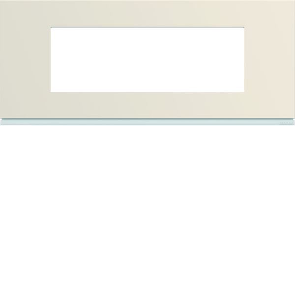 Plaque de finition Gallery 6 modules Dune entraxe 57 mm WXP0306