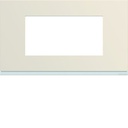 Plaque de finition Gallery 4 modules Dune entraxe 57 mm WXP0334