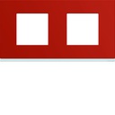 Plaque de finition Gallery 2 postes Eglantine horizontale entraxe 71 mm WXP0612