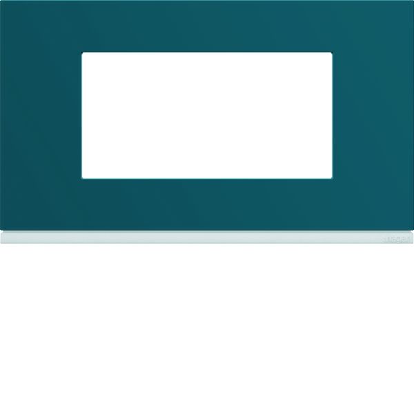 Plaque de finition Gallery 4 modules Peacock entraxe 57 mm WXP0834