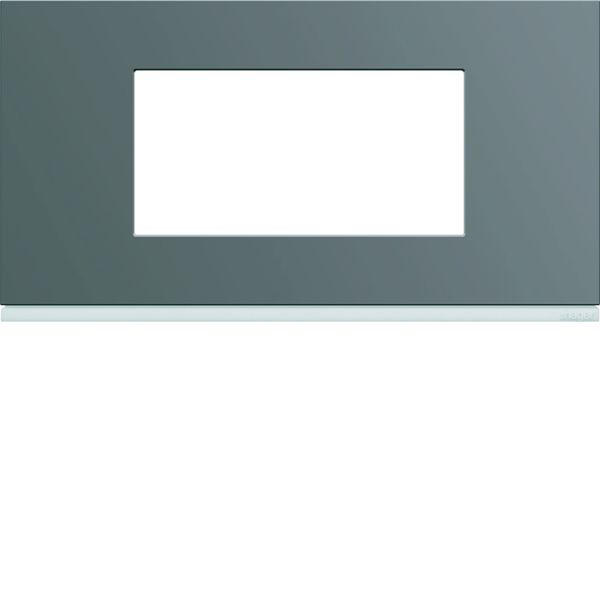 Plaque de finition Gallery 4 modules Taupe entraxe 71 mm WXP0904