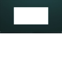 Plaque de finition Gallery 4 modules Anthracite entraxe 71 mm WXP1004