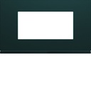 Plaque de finition Gallery 4 modules Anthracite entraxe 57 mm WXP1034