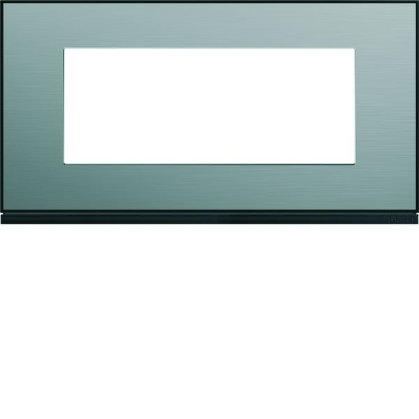 Plaque de finition Gallery 5 modules Acier entraxe 71 mm WXP2105