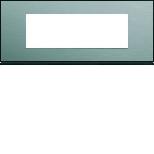 Plaque de finition Gallery 6 modules Acier entraxe 57 mm WXP2106