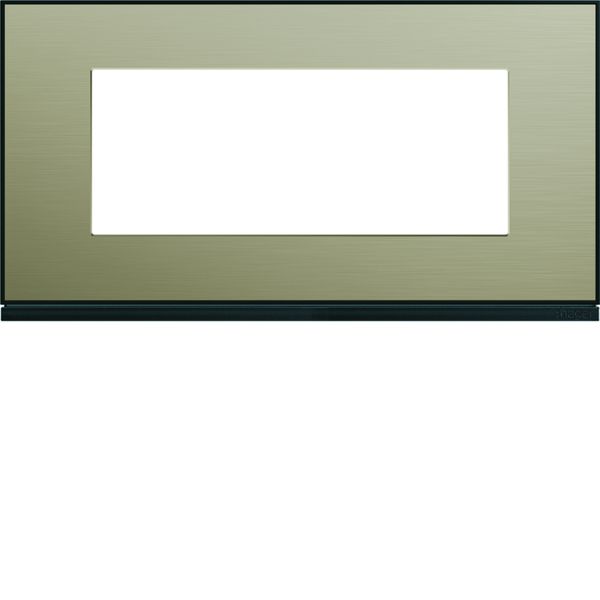 Plaque de finition Gallery 5 modules Bronze entraxe 71 mm WXP2205