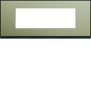 Plaque de finition Gallery 6 modules Bronze entraxe 57 mm WXP2206