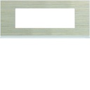 Plaque de finition Gallery 6 modules Latté entraxe 57 mm WXP2506