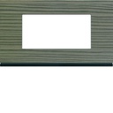 Plaque de finition Gallery 4 modules Grey wood entraxe 57 mm WXP4834