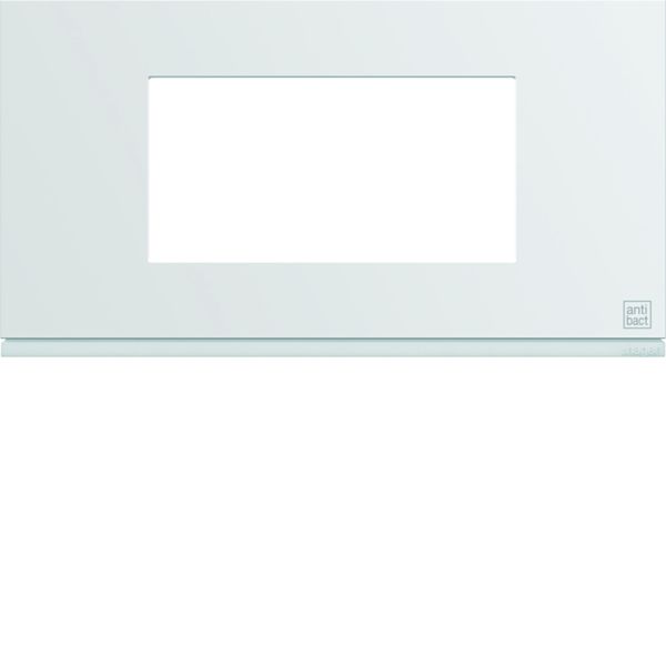 Plaque de finition Gallery 4 modules Antibactérien entraxe 71 mm WXP9904