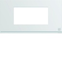 Plaque de finition Gallery 4 modules Antibactérien entraxe 71 mm WXP9904