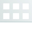 Plaque de finition Gallery 12 modules Pure entraxe 71 mm WXP0086