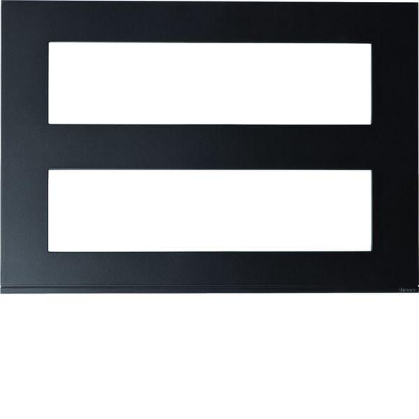 Plaque de finition Gallery 16 modules Nuit entraxe 71 mm WXP0296