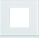 Plaque de finition Gallery 1 poste Moon glass WXP4002