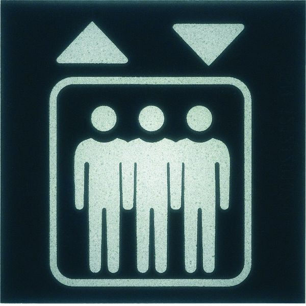 Etiquette pour voyant gallery 2 modules ascenceur WXA603