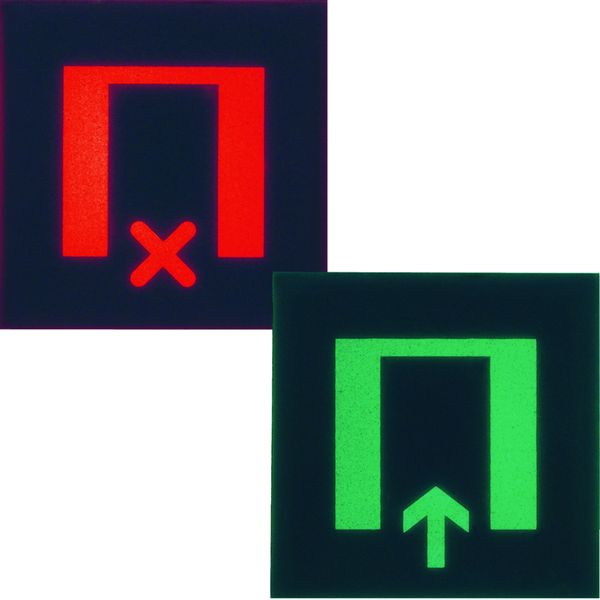 Etiquette pour voyant gallery 2 modules salle (libre/occupe) WXA605