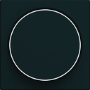 Enjoliveur Gallery variateur rotatif, finition Night WXD062N