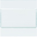 Enjoliveur 2 boutons poussoirs KNX gallery pure WXE302B