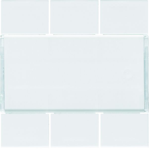 Enjoliveur 6 boutons poussoirs KNX gallery pure WXE306B