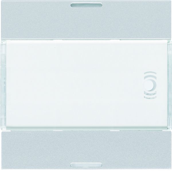 Enjoliveur 2 boutons poussoirs KNX gallery LED titane WXE312T