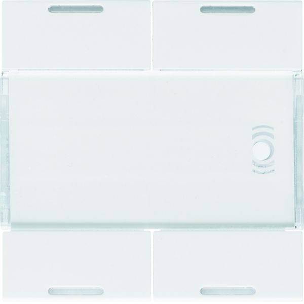 Enjoliveur 4 boutons poussoirs KNX gallery LED pure WXE314B