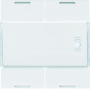 Enjoliveur 4 boutons poussoirs KNX gallery LED pure WXE314B