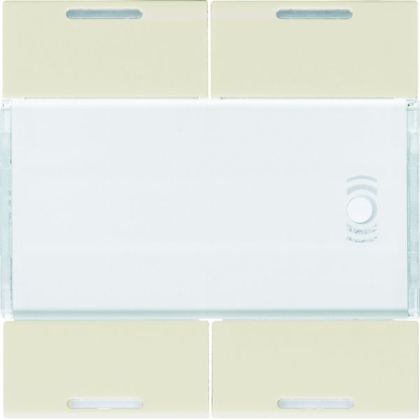 Enjoliveur 4 boutons poussoirs KNX gallery LED dune WXE314D