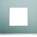Plaque de finition Gallery 1 poste Bright inox WXP4202