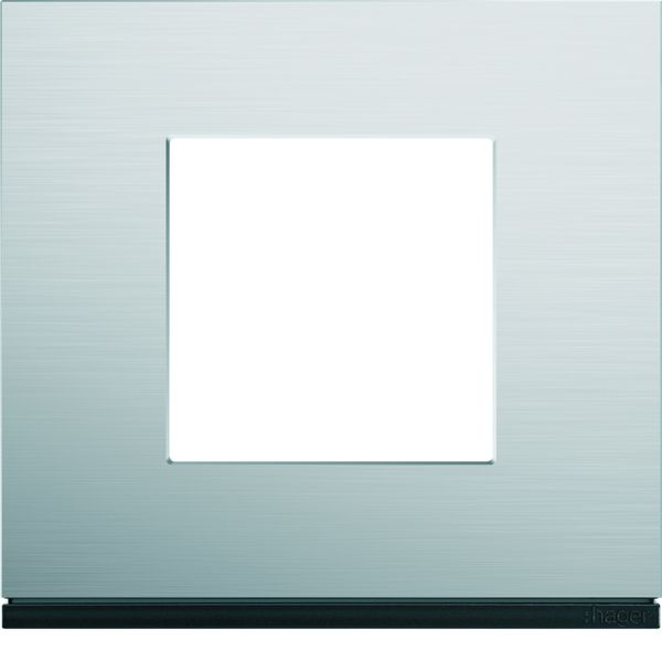 Plaque de finition Gallery 1 poste Natural alu WXP4302