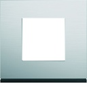 Plaque de finition Gallery 1 poste Natural alu WXP4302