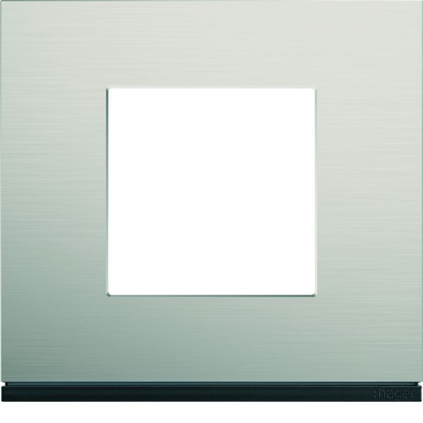 Plaque de finition Gallery 1 poste Aluminium antique WXP4502