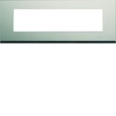 Plaque de finition Gallery 8 modules Antique alu entraxe 71 mm WXP4508