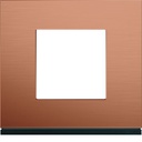 Plaque de finition Gallery 1 poste Copper alu WXP4602