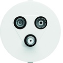 ateha Prise TV + FM + SAT 1 câble associable WJA256B