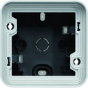 Boîte simple Cubyko étanche IP55 gris associable pour pose en saillie WNA681