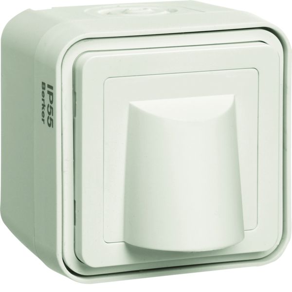 cubyko Sortie de câble saillie blanc WNC155B