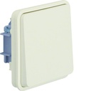 Bouton poussoir à fermeture 1F Cubyko étanche IP55 associable blanc WNA020B