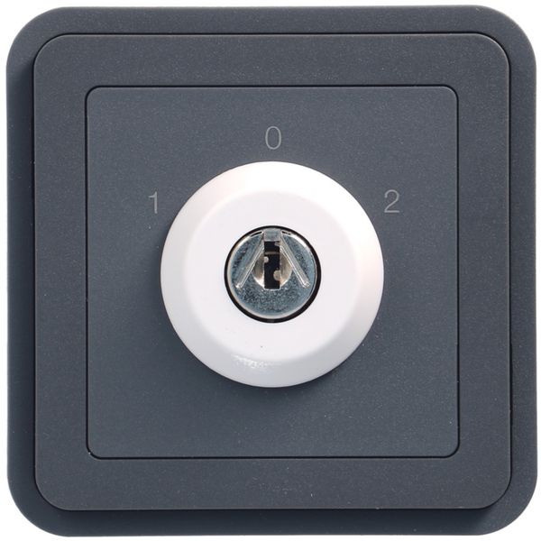 cubyko interrupteur à clé 3P extract. 0 associable gris WNA037