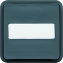 cubyko Poussoir à fermeture 1F porte-étiquette 1F associable gris IP55 WNA025